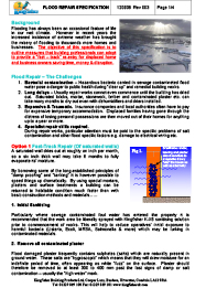 Flood Repair Specification