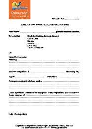 Kolourseal Seminar Application Form
