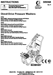 G-Force Pressue Washer 3540 Manual