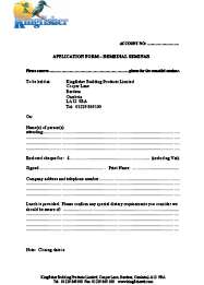 Remedial Seminar Application Form